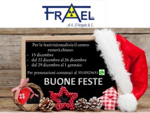 Cartello Chiusura Natale 2018