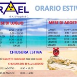 ORARIO ESTIVO 2019
